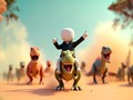 Peli Stickman: Dinosaurus areena verkossa