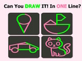 Peli Aivotesti: One Line Draw Puzzle  verkossa