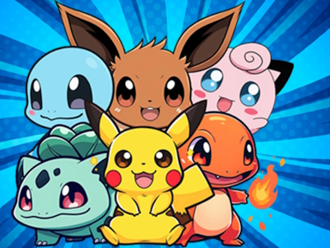 Peli Pokemon värityskirja  verkossa