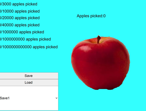 Peli Punainen Apple Clicker  verkossa