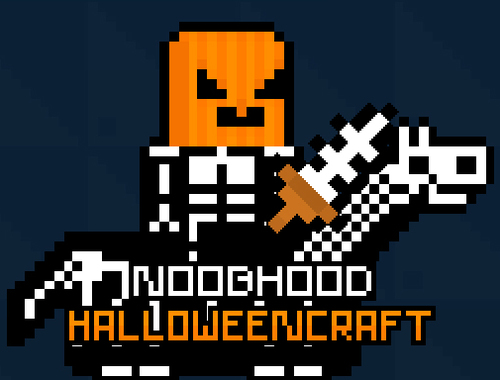 Peli Noobhood Halloweenencraft verkossa