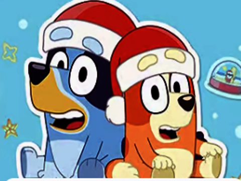 Peli Bluey Christmas Jigsaw verkossa