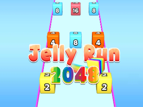 Peli Jelly Run 2048 verkossa