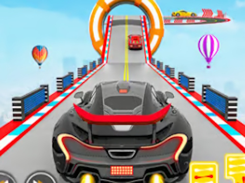 Peli Merge Racer - temppuja auto verkossa