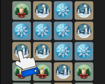 Peli WinterWonder-symbolien yhdistäminen  verkossa