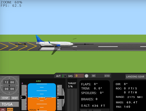 Peli Lentosimulaattori 737-800  verkossa