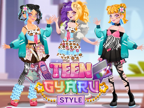 Peli Teini Gyaru -tyyli  verkossa