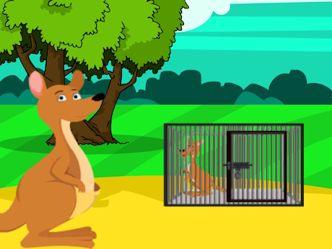 Peli Red Kangaroo Baby Rescue häkistä  verkossa