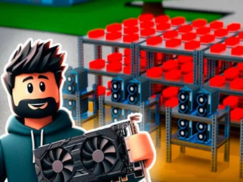 Peli Roblox: Bitcoin -kaivosmies! verkossa
