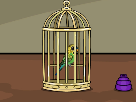 Peli Vihreä Budgie Escape  verkossa