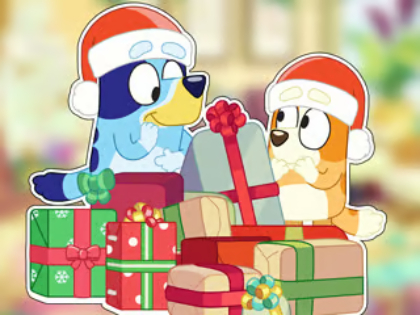 Peli Jigsaw Puzzle: Bluey Christmas Unboxing verkossa