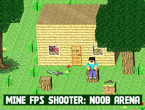 Peli MINU FPS -ampuja: Noob Arena verkossa