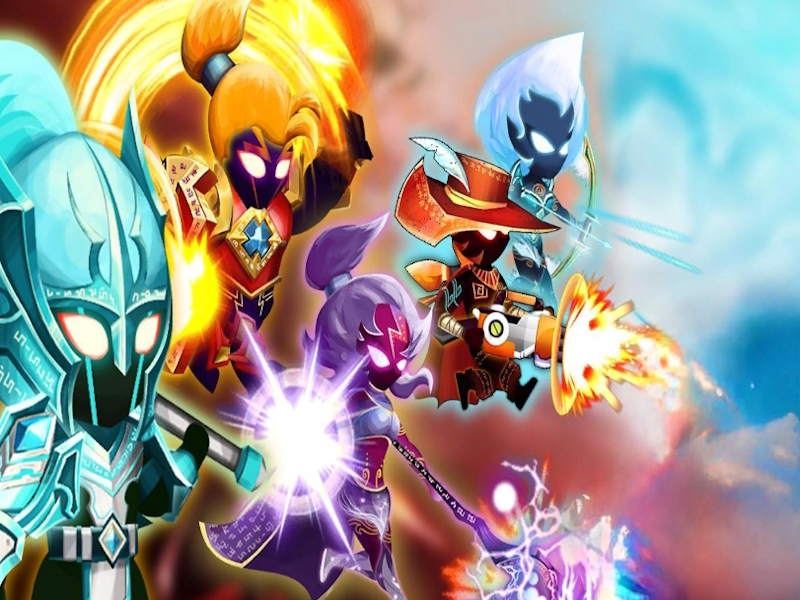 Peli Stickman -saaga: Ninja Shadow Warriors verkossa