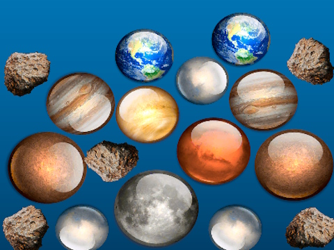 Peli Yhdistä Planets Space!  verkossa