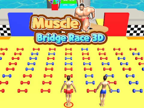Peli Muscle Bridge Race 3D verkossa