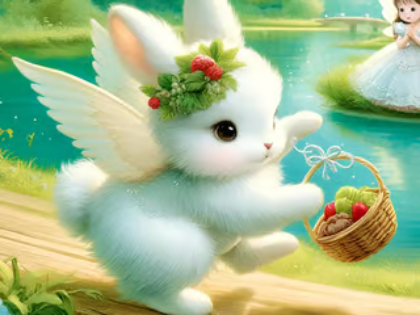 Peli Palapeli: Angel Bunny  verkossa