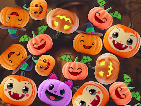 Peli Yhdistä kurpitsat: Halloween!  verkossa