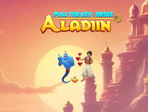 Peli Vedä avainpelastus Aladin  verkossa