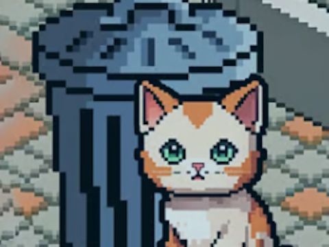 Peli Pixel Cat -simulaattori: Lemmikkini  verkossa