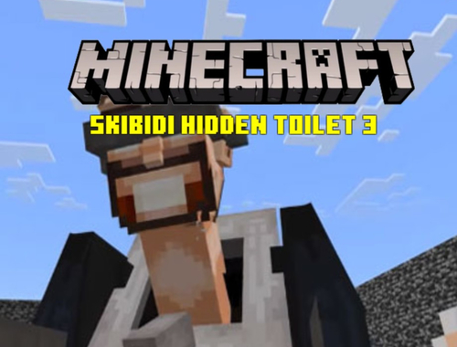 Peli Minecraft skibidi piilotettu wc 3  verkossa