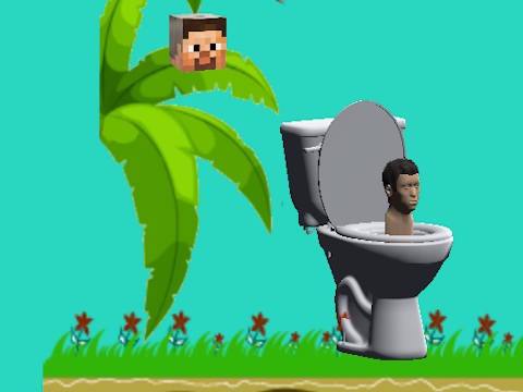 Peli Kehruu skibidi wc flappy minecraft  verkossa