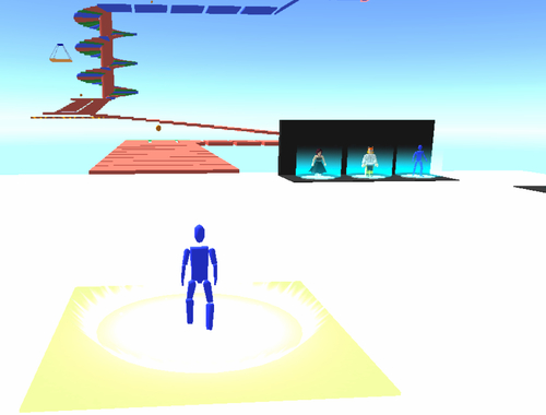 Peli Helppo Obby Parkour  verkossa