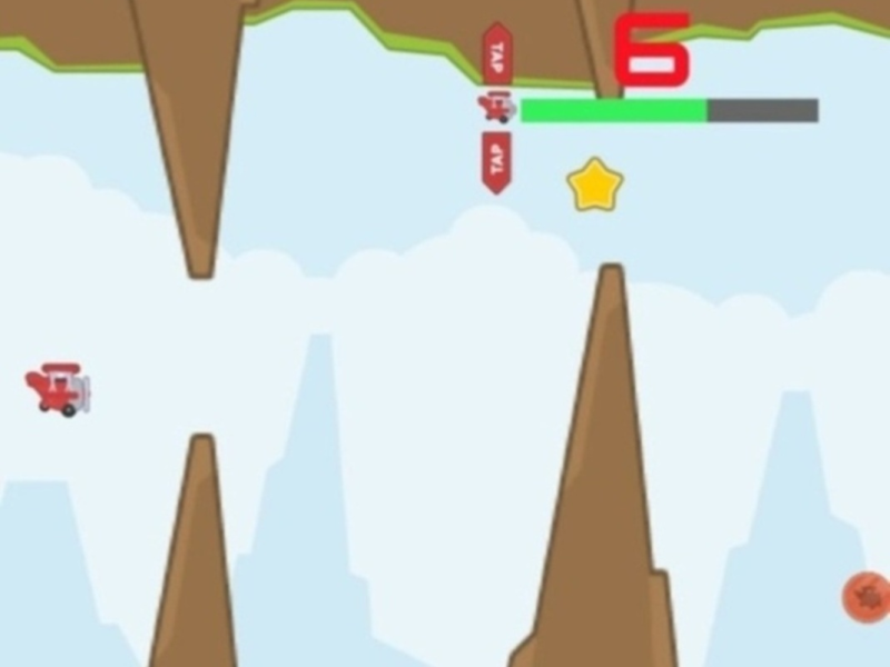 Peli Flappy -lento  verkossa