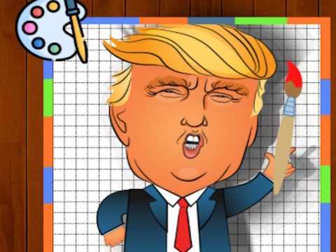 Peli Trumpin väritysaika  verkossa