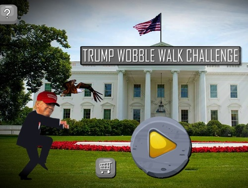 Peli Trump Wobble Walk Challenge verkossa