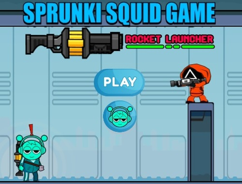 Peli Sprunki Squid Game Rocket Launcher verkossa