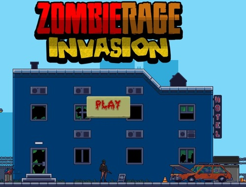 Peli Zombie raivon hyökkäys  verkossa