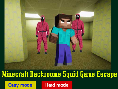 Peli Minecraft Backrooms Squid Game Escape verkossa