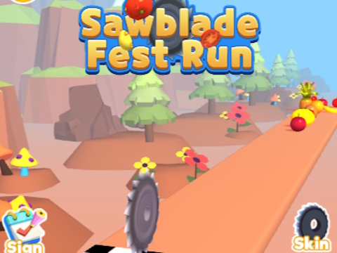 Peli Sawblade Fest Run verkossa