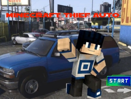 Peli Minecraft Thief Auto verkossa