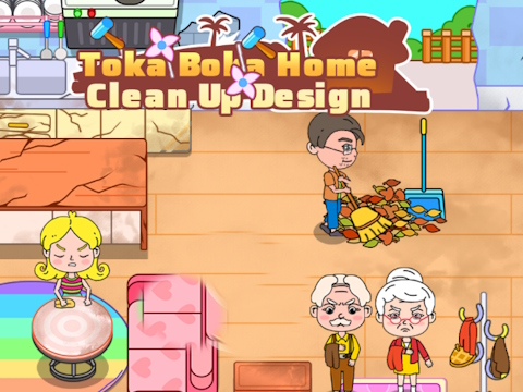 Peli Toka Boka Home Clean Up Design verkossa
