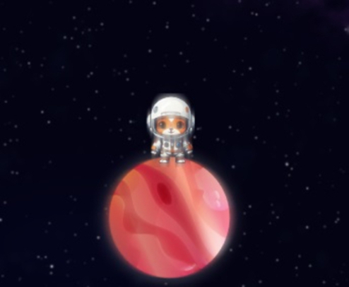 Peli Astro -pentu  verkossa