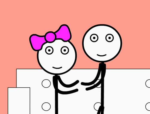 Peli Stickmanin vankila ja rakkaus  verkossa