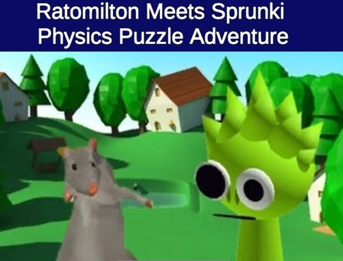 Peli Rato Milton tapaa Sprunki -fysiikan palapelin seikkailun  verkossa