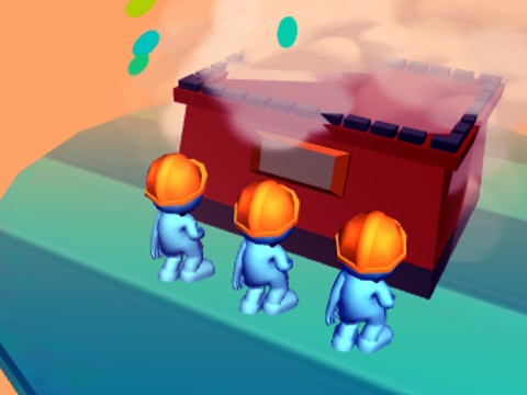Peli Brick Rush 3d  verkossa