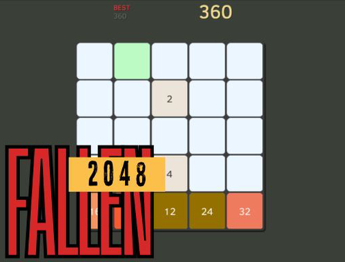 Peli Kaatunut 2048  verkossa