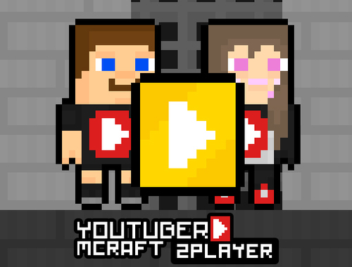 Peli YouTuber Minecraft 2 -pelaaja  verkossa