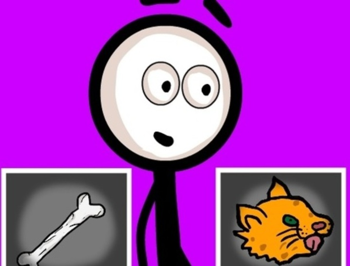 Peli Stickman valitsee toimia  verkossa