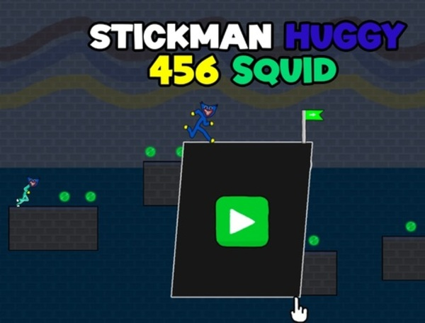 Peli Stickman Huggy 456 kalmari  verkossa