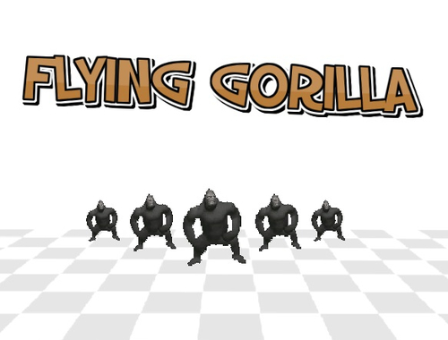 Peli Lentävä gorilla 3d  verkossa