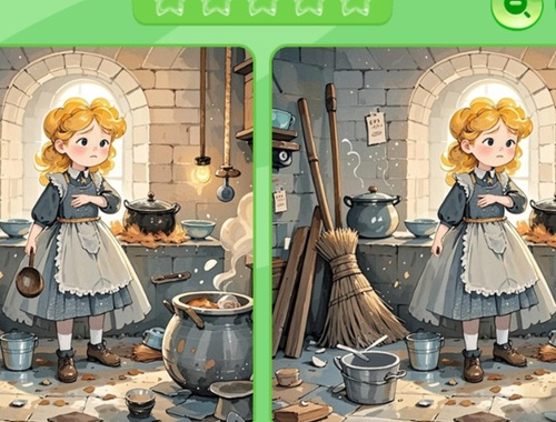Peli Etsi erot: Cinderella  verkossa
