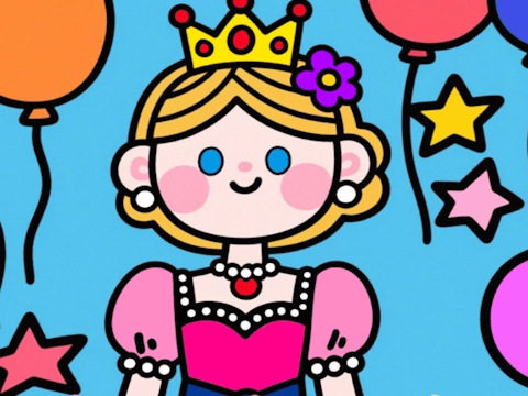 Peli Väri koodilla: Pikku prinsessa  verkossa