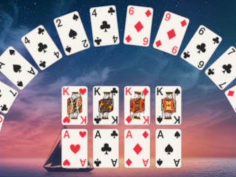 Peli Crescent Solitaire  verkossa