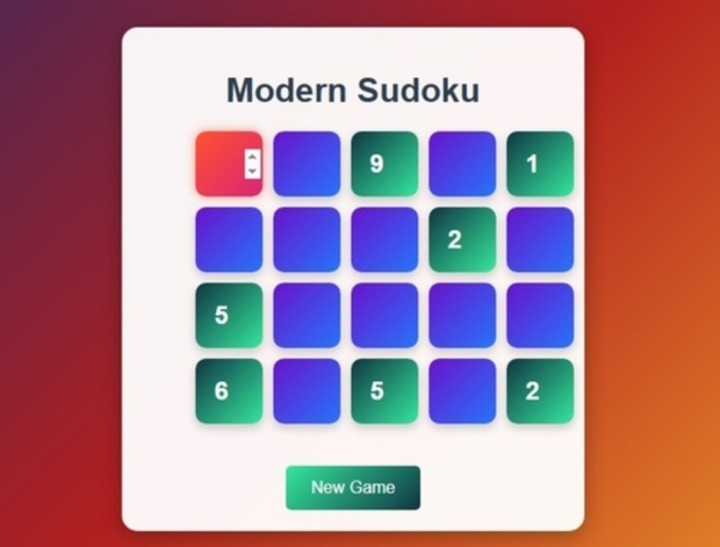 Peli Moderni sudoku  verkossa