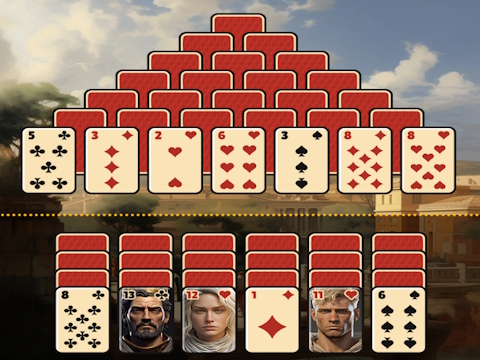 Peli Pyramidi -pasianssi muinainen Rooma  verkossa