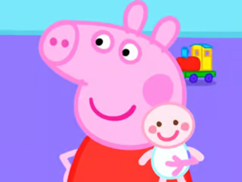 Peli Palapeli: Peppa Pig New Baby  verkossa